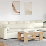 Vidaxl sofa kussens 2 stuks crème 200 x 40 cm cordstof