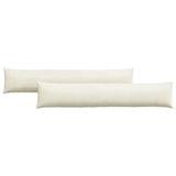 Vidaxl sofa kussens 2 stuks crème 200 x 40 cm cordstof