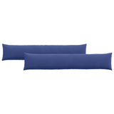 Vidaxl sofa kussens 2 stuks politieblauw 200 x 40 cm cordstof
