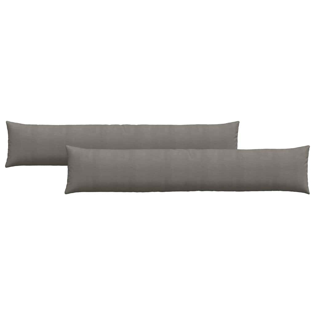 Vidaxl sofa kussens 2 stuks lichtgrijs 200 x 40 cm cordstof