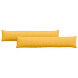 Vidaxl sofa kussens 2 stuks lichtgeel 200 x 40 cm cordstof