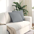 Vidaxl sofa kussens 2 st stof lichtgrijs 45 x 45 cm