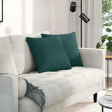 Vidaxl sofa kussens 2 pcs donkergroen 45 x 45 cm stof