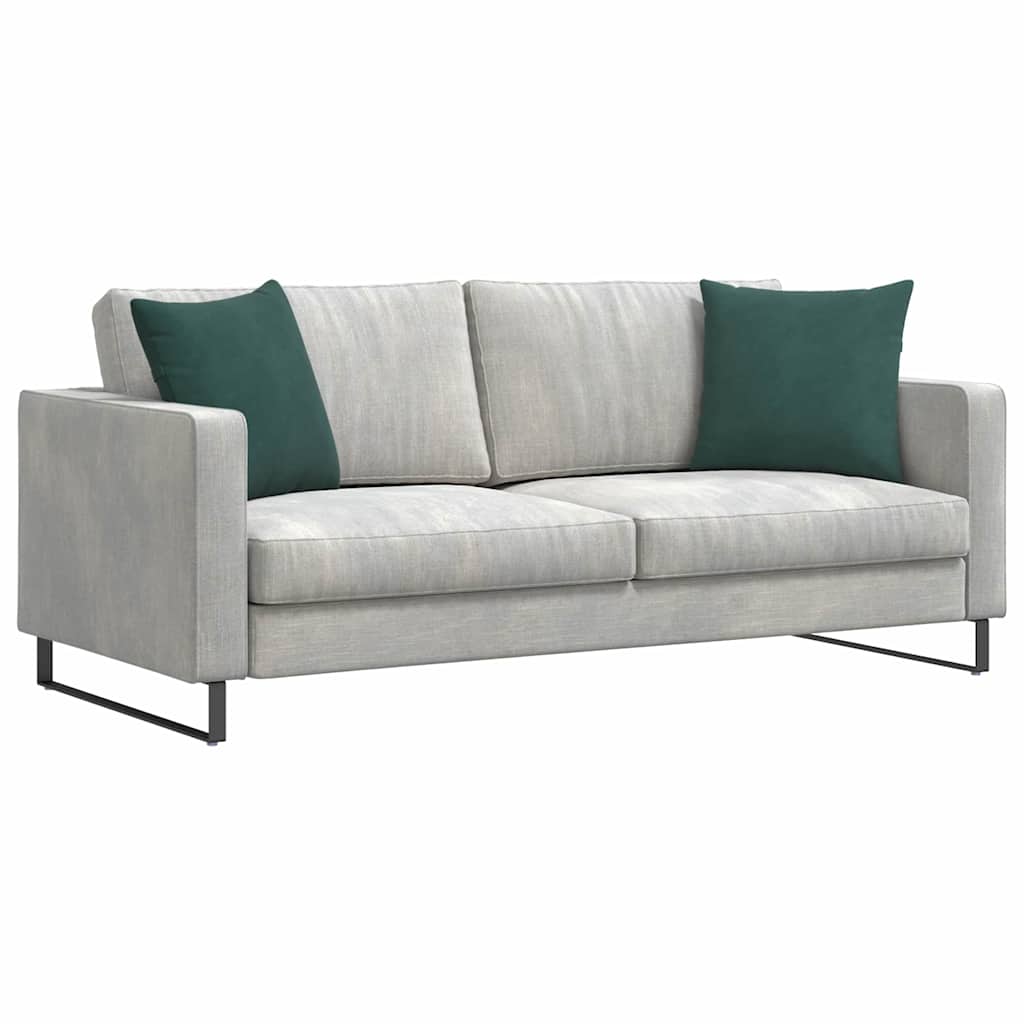 Vidaxl sofa kussens 2 stuks donkergroen 45 x 45 cm cordstof