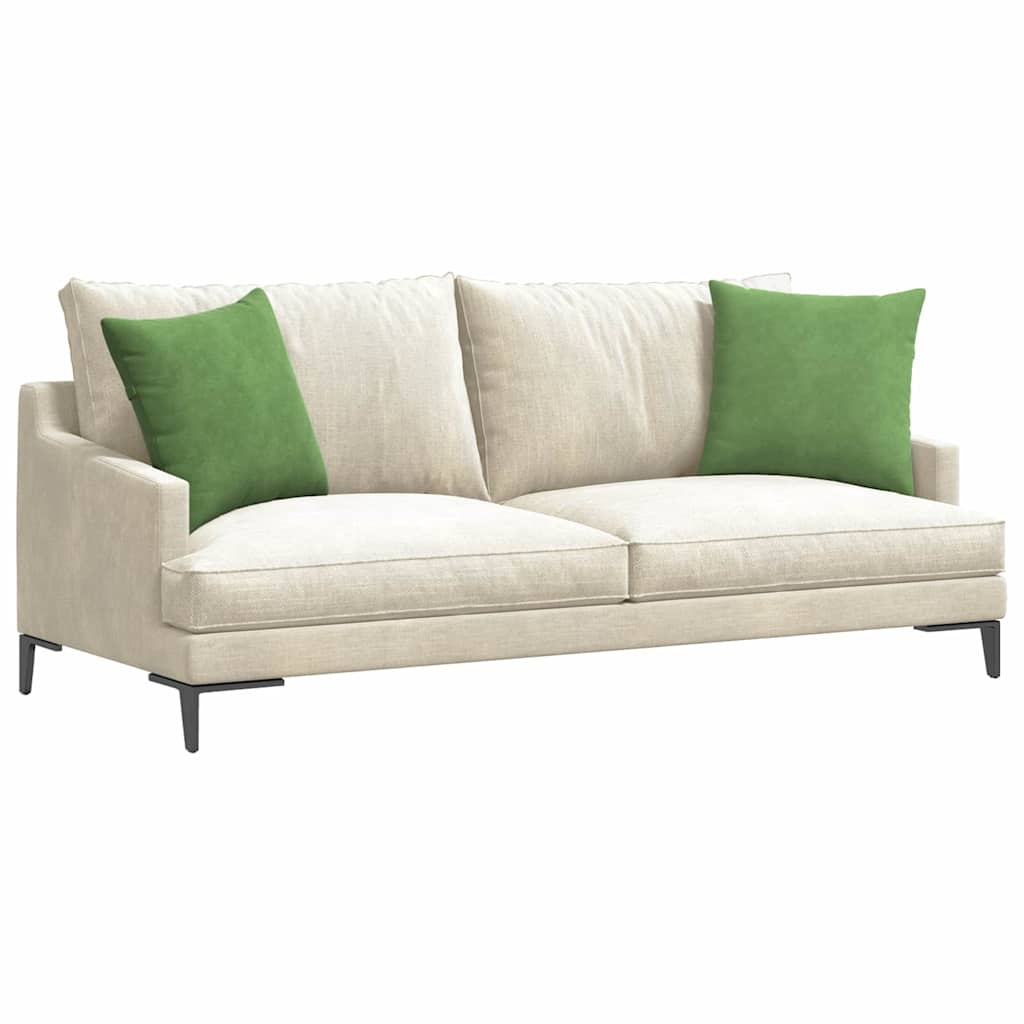 Vidaxl sofa kussens 2 stuks lichtgroen 45 x 45 cm cordstof