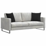 Vidaxl sofa kussens 2 stuks zwart 45 x 45 cm cordstof