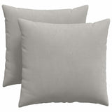 Vidaxl sofa kussens 2 stuks lichtgrijs 45 x 45 cm stof