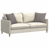 Vidaxl sofa kussens 2 pcs taupe 50 x 50 cm stof