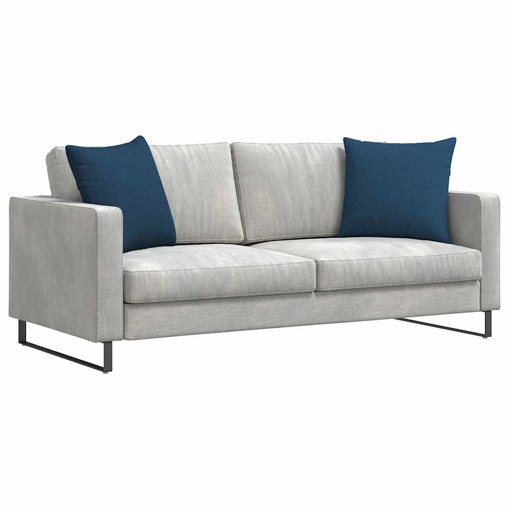 Vidaxl sofa kussens 2 pcs blauw 50 x 50 cm stof