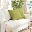 Vidaxl sofa kussens 2 st stof lichtgroen 50 x 50 cm