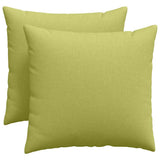 Vidaxl sofa kussens 2 pcs lichtgroen 50 x 50 cm stof