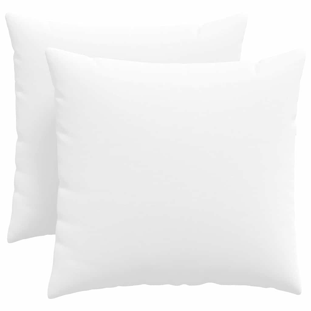 Vidaxl sofa kussens 2 pcs wit 50 x 50 cm stof