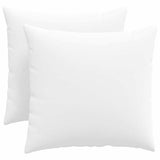 Vidaxl sofa kussens 2 pcs wit 50 x 50 cm stof