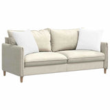 Vidaxl sofa kussens 2 pcs wit 50 x 50 cm stof