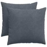 Vidaxl sofa kussens 2 stuks donkergrijs 50 x 50 cm cordstof