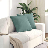 Vidaxl sofa kussens 2 stuks zeegroen 50 x 50 cm cordstof