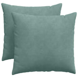 Vidaxl sofa kussens 2 stuks zeegroen 50 x 50 cm cordstof