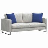 Vidaxl sofa kussens 2 stuks politieblauw 50 x 50 cm cordstof