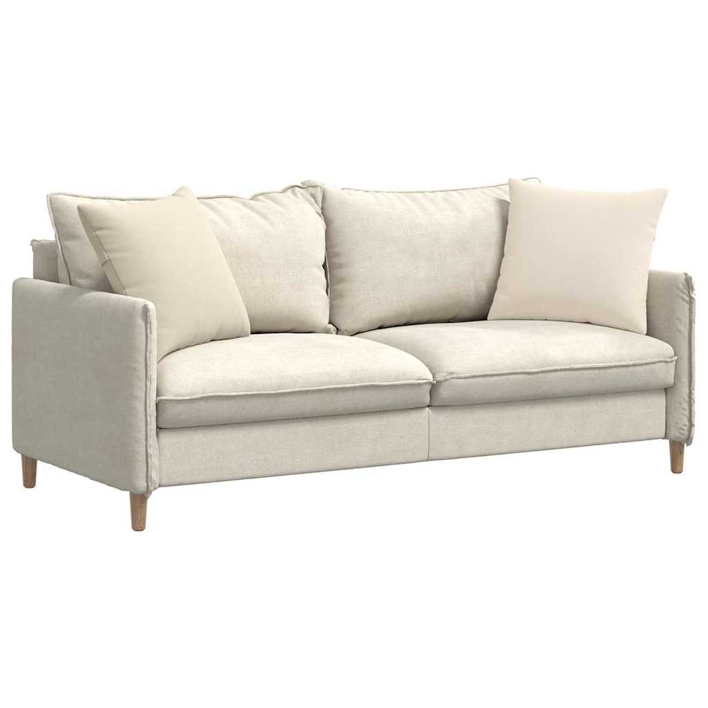 Vidaxl sofa kussens 2 stuks beige 50 x 50 cm stof