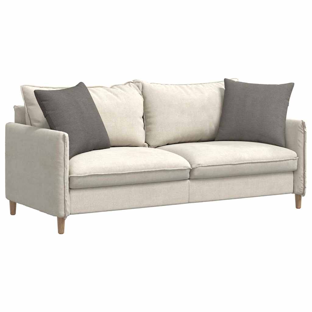 Vidaxl sofa kussens 2 stuks lichtgrijs 50 x 50 cm cordstof