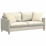 Vidaxl sofa kussens 2 stuks crème 50 x 50 cm cordstof