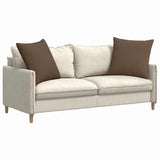 Vidaxl sofa kussens 2 pcs bruin 60 x 60 cm stof