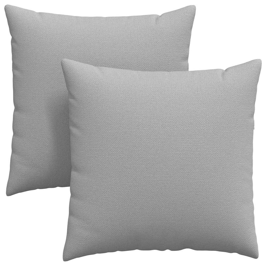 Vidaxl sofa kussens 2 pcs wolkengrijs 60 x 60 cm stof