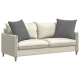 Vidaxl sofa kussens 2 stuks donkergrijs 60 x 60 cm stof