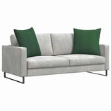 Vidaxl sofa kussens 2 stuks donkergroen 60 x 60 cm cordstof