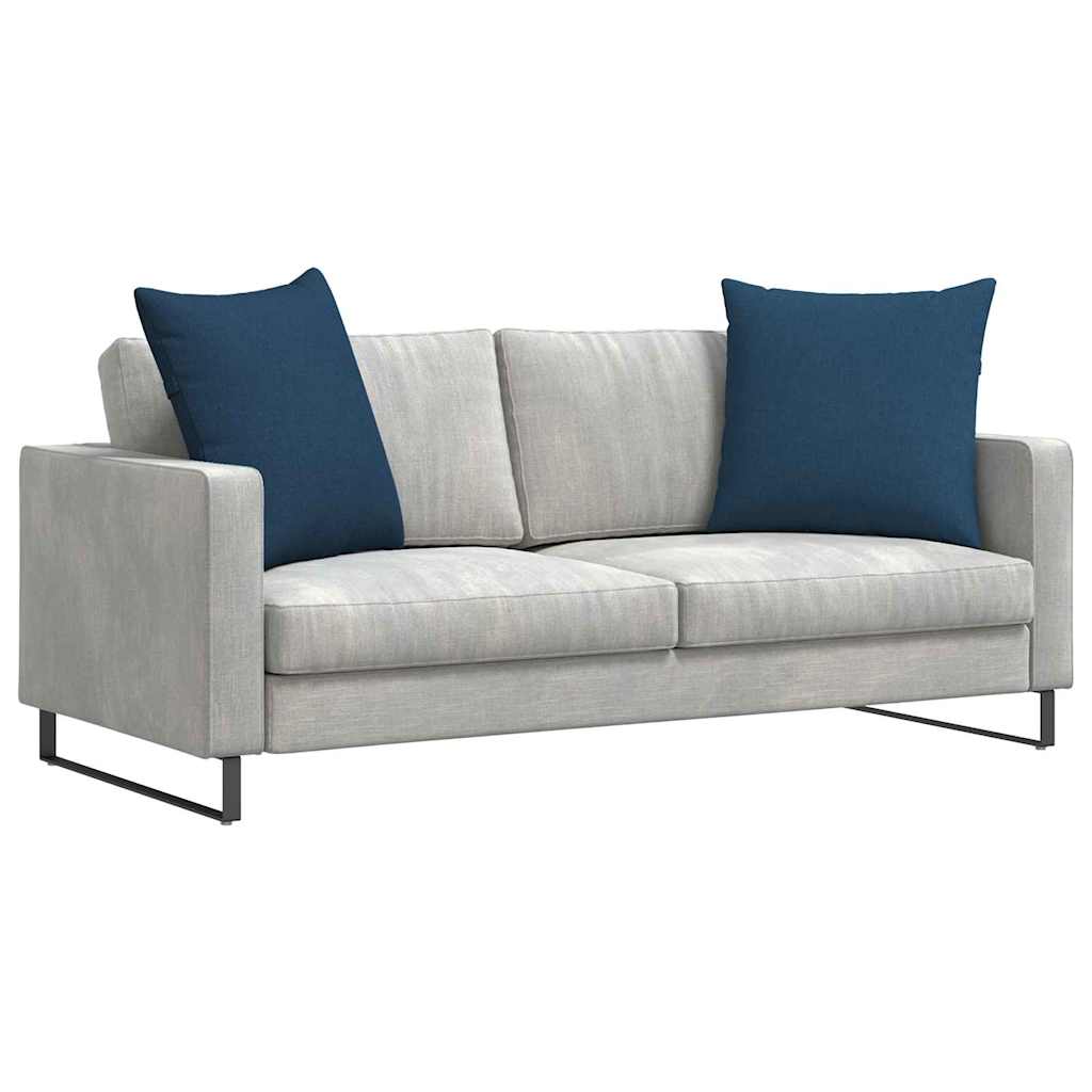 Vidaxl sofa kussens 2 pcs blauw 80 x 80 cm stof