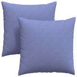 Vidaxl sofa kussens 2 pcs jeans blauw 80 x 80 cm stof