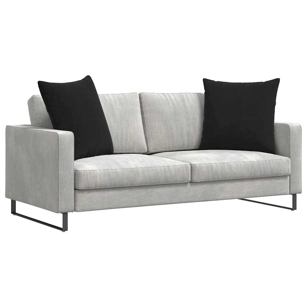 Vidaxl sofa kussens 2 stuks zwart 80 x 80 cm cordstof