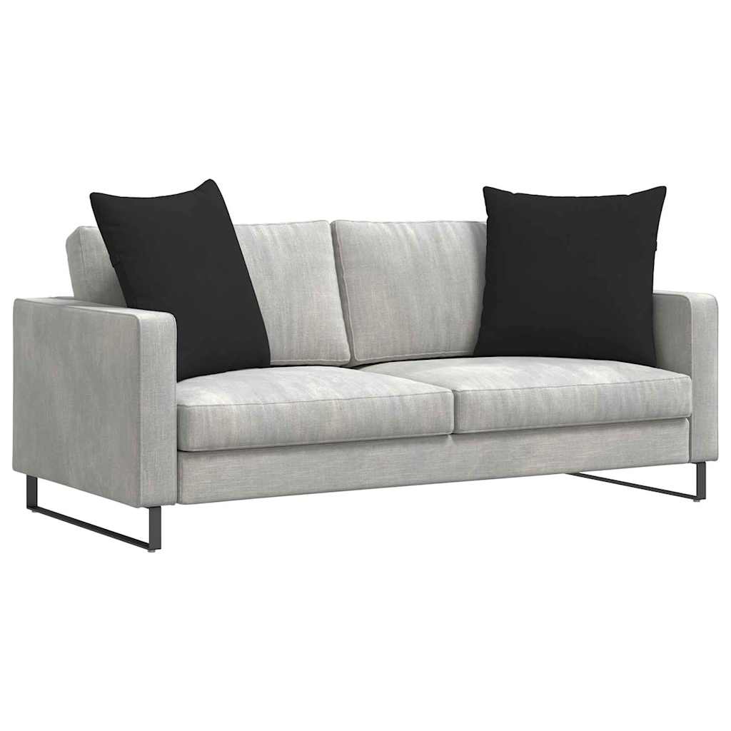 Vidaxl sofa kussens 2 stuks zwart 80 x 80 cm stof