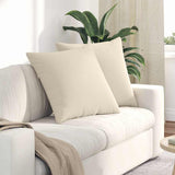 Vidaxl sofa kussens 2 stuks beige 80 x 80 cm stof