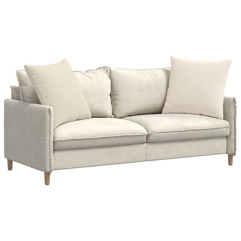 Vidaxl sofa kussens 2 stuks beige 80 x 80 cm stof