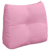 Vidaxl rugkussen roze 60 x 24 x 50 cm stof