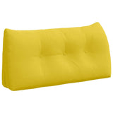 Vidaxl rugkussen lichtgeel 100 x 24 x 50 cm stof