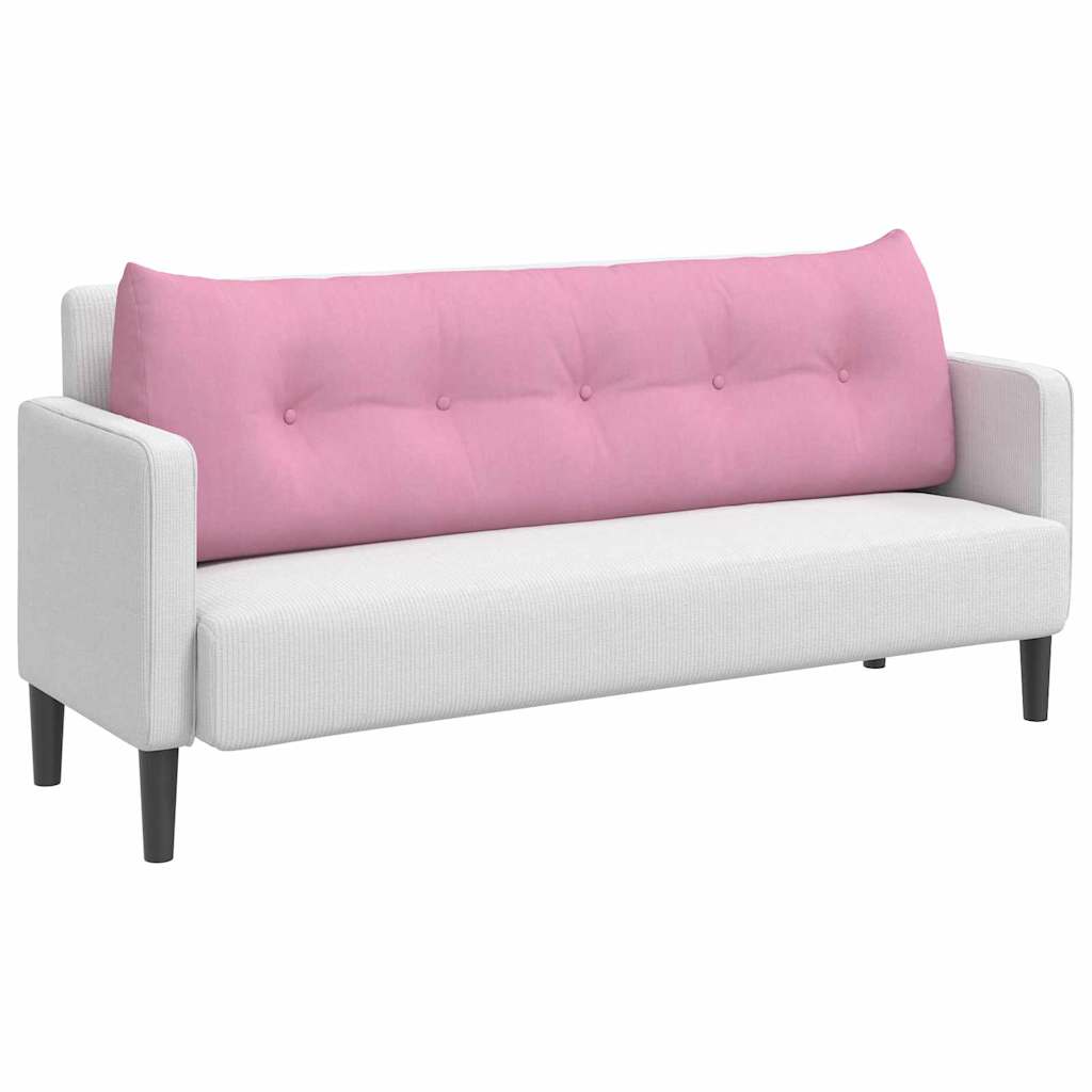 Vidaxl rugkussen roze 160 x 24 x 50 cm stof