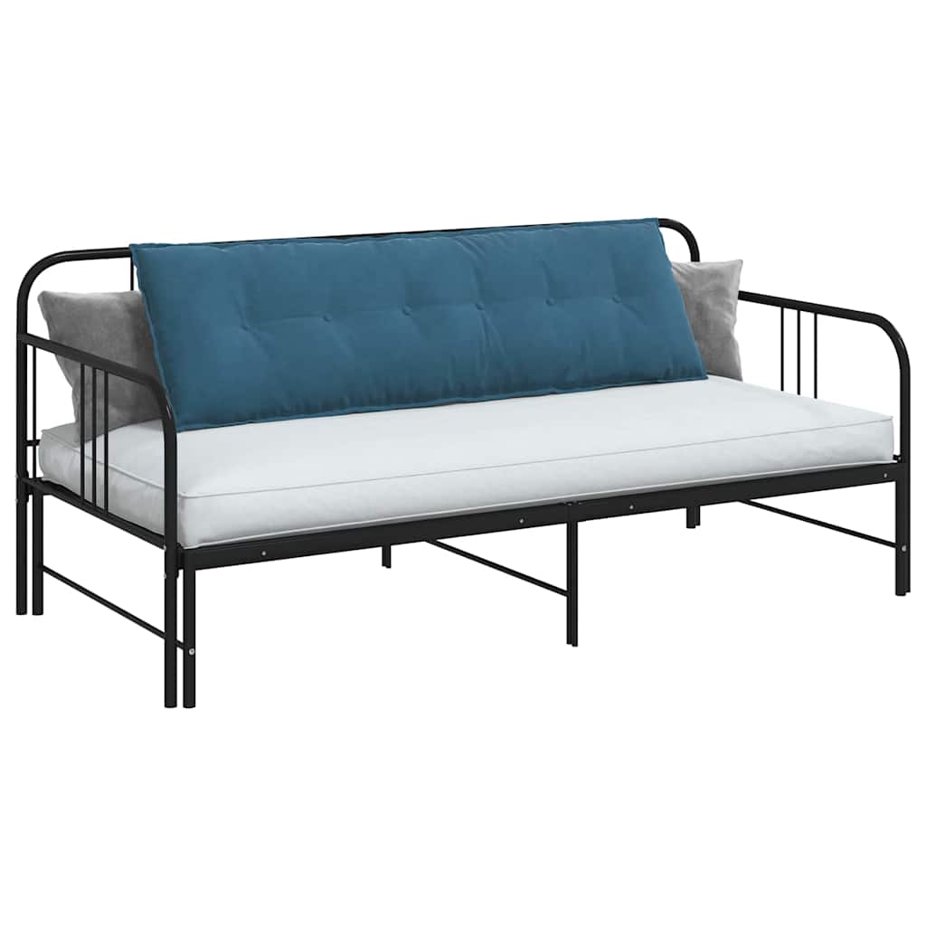 Vidaxl rugkussen blauw 160 x 50 cm katoen stof