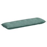 Vidaxl rugkussen zeegroen 160 x 50 cm cordstof