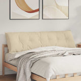 Vidaxl rugkussen crème 180 x 19 x 50 cm stof