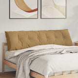 Vidaxl rugkussen bruin 180 x 50 cm cordstof