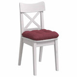 Vidaxl zitkussens 4 pcs wijnrood 40 x 40 x 12 cm stof
