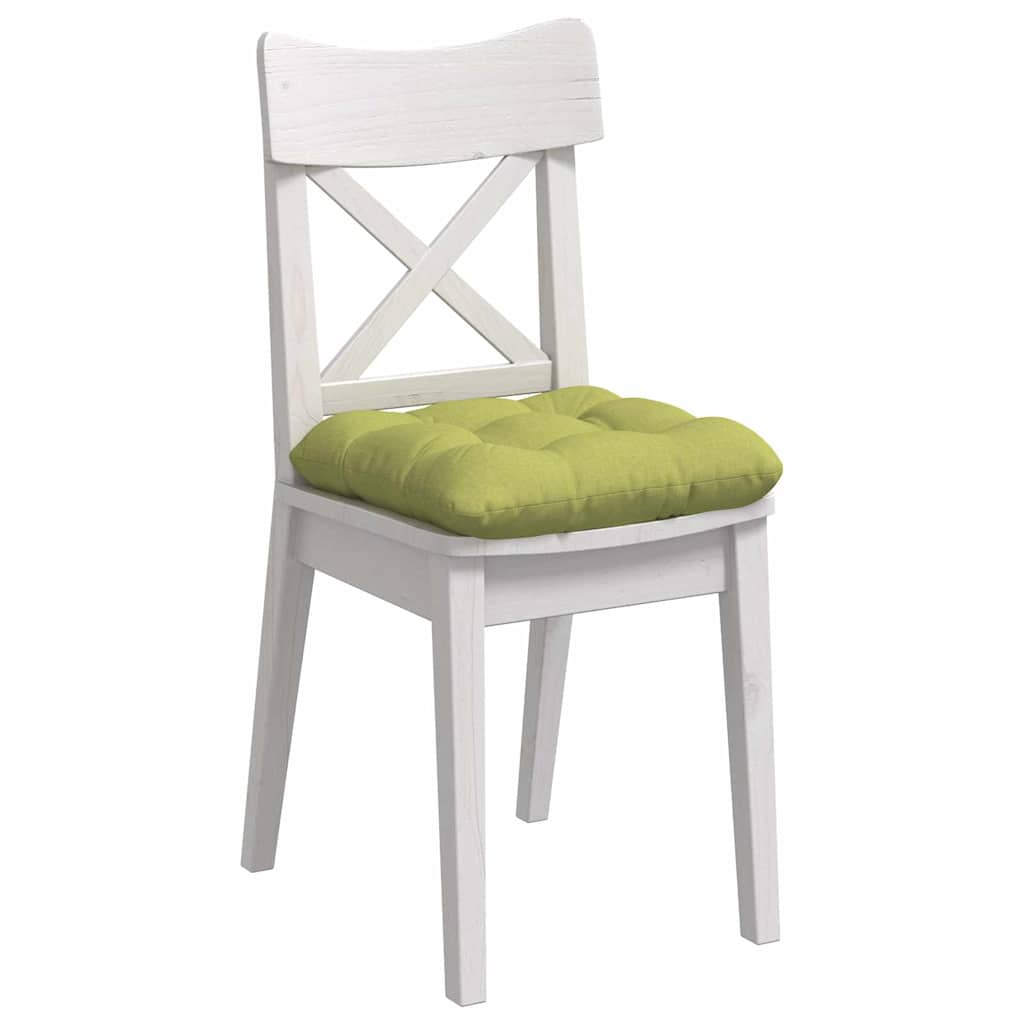 Vidaxl zitkussens 4 pcs lichtgroen 40 x 40 x 12 cm stof