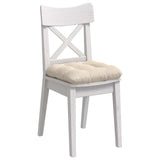 Vidaxl zitkussens 4 pcs beige 40 x 40 cm microvezel stof