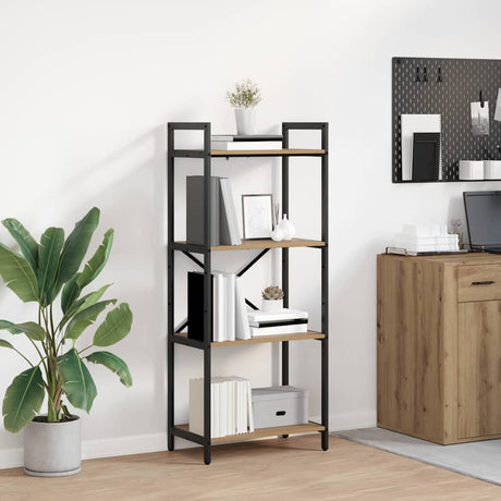 Vidaxl boekenkast 4-laags 56 x 34 x 133,5 cm bewerkt hout