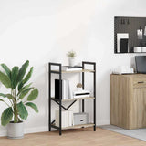 Vidaxl boekenkast 3-laags 56 x 34 x 96 cm bewerkt hout sonoma eiken