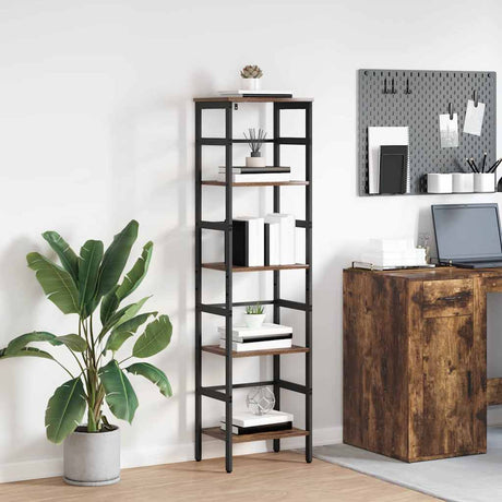 Vidaxl boekenkast 4-laags 40 x 29,5 x 149 cm bewerkt hout