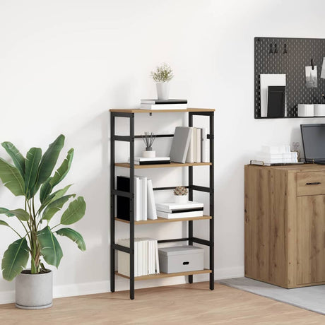 Vidaxl boekenkast 3-laags 60 x 29,5 x 115 cm bewerkt hout