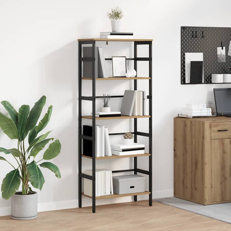 Vidaxl boekenkast 4-laags 60 x 29,5 x 149 cm bewerkt hout
